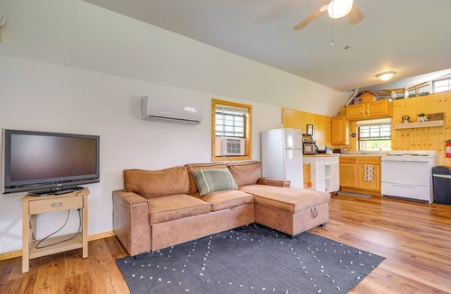 Central Lake Cabin | 9 Mi to Lake Michigan: Secluded Cabin Getaway