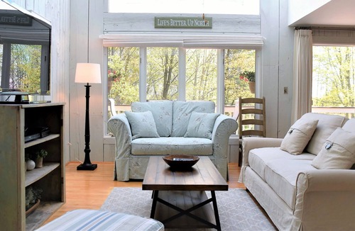 Suttons Bay House | A quick walk to the bay from this charming Suttons Bay hide-away