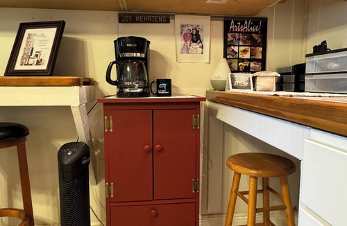 Old Town Apartment | Artist studio with comfy living accommodations.