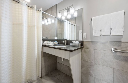 Fernandina Beach Hotel | Beachside Motel Classic ADA Roll In Shower