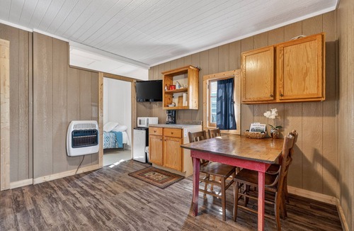 Curtis Cabin | Bear Necessities at Heidi's L'il Haven Resort, cozy 1 bedroom with kitchenette
