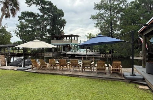 Astor Cottage | Beautiful Water Front Astor Cottage w Pool, Hot tub, Huge Deck & Wifi