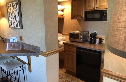 Gaylord Condo | Best location at Otsego Resort! Ski in ski out studio with valley view!