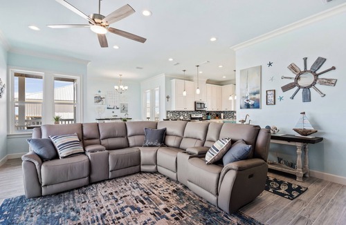 Dauphin Island House | Best of both worlds! Gulf-view & sound front with a private pool!
