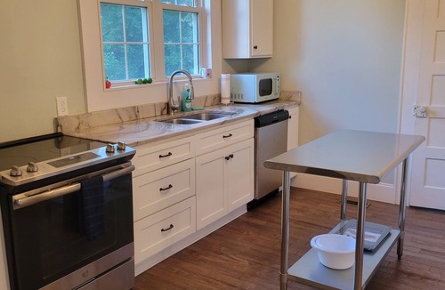 Hartwell House | Blue Rose Bungalow: Downtown vibe. No AC. 1896 charm. Gym. Kitchen. Parking