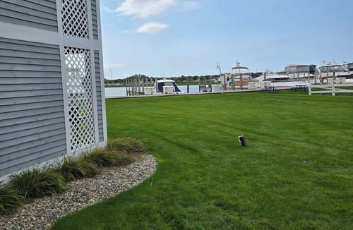 Spring Lake Condo | Charming 1 bedroom, 1 bathroom condo with spacious kitchen and walkout patio