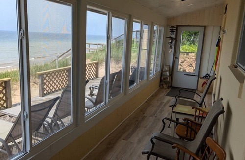 Montague House | Classic Lake Michigan Beach Cottage | Private Beach & Amazing Sunsets