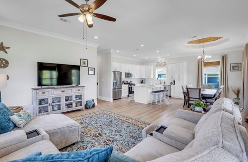 Long Beach House | Coastal Charm - 2-Min Walk to Beach - Luxury Gulf Coast Getaway