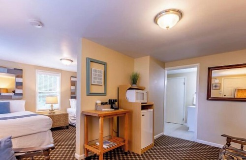 Whitehall Resort | Cottage E - Handicap accessible entrance ramp. 2 bedrooms
