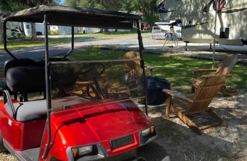 Salt Springs RV Rental | Crazy Nanas Glamping w Golf Cart Formally Richwood