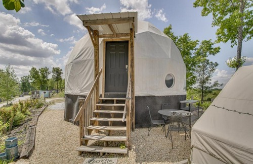 Rogersville Apartment | Creekside Glamping Dome in Rogersville w/Patio