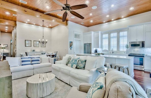 Forest District House | Darling WaterColor Home w/Private Pool, Spa, LSV, Bikes! Pet Friendly