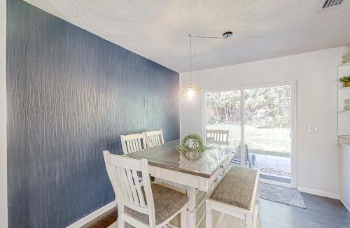 St. Augustine South House | Dog-friendly home with fenced yard, patio, grill, & park across the street