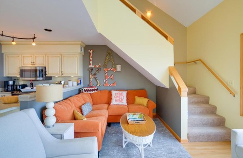 Elk Rapids House | Elk Rapids Condo w/Balcony Overlooking Elk Lake!