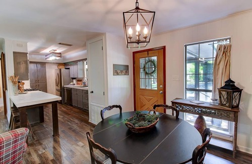 Shreveport Cabin | Emerald Point - Lakefront cabin with fireplace, firepit, Kayaks & Canoes!