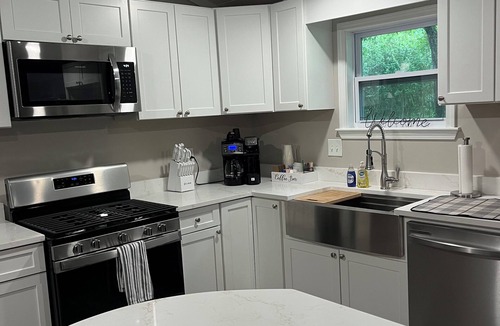 Bon Secour House | Enjoy the peaceful outdoors in this newly remodeled home on 5 acres