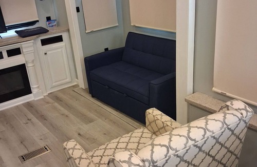 Centre House | Enjoy waterfront camping with the comforts of home.