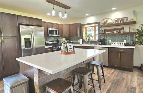 Harrison House | Entire modern farmhouse with year round hot tub.