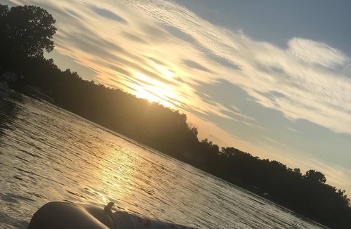 Ada House | Family Friendly Lakefront Log Home Near Grand Rapids, Mi