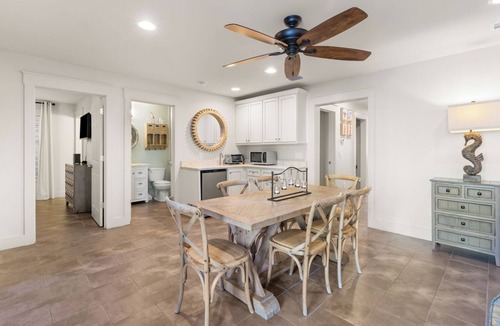 Seagrove Beach House | Four Palms Lakefront Home with Dock + Pool & Bikes