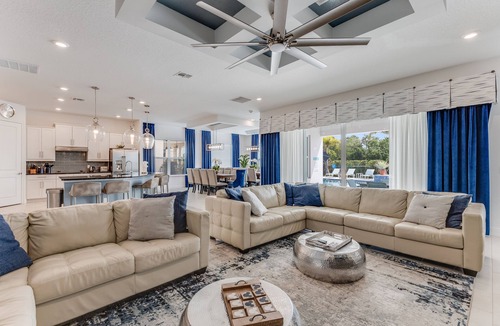 Reunion House | Games Room | Theater Room | Kids Bunk Themed Bedrooms | Pool with Golf Course Views