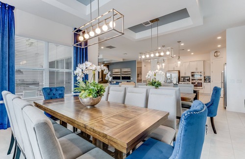 Reunion House | Games Room | Theater Room | Kids Bunk Themed Bedrooms | Pool with Golf Course Views