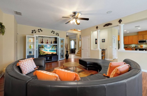 Plymouth House | Gated Summit Escape: Relax & Recharge 4BR w/Pool, Theater & Office in Apopka