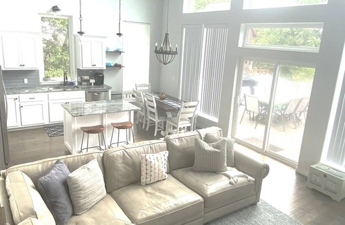 Hoyt House | Gorgeous lake house with sandy beachfront. Welcome to Lost World Landing