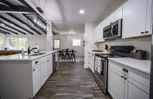 Winchester House | Gorgeous Renovated Home with Open Floor Plan and Large Lot, private but also convenient!