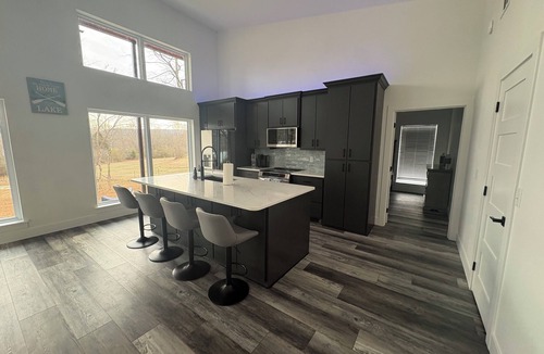 Clinton House | Greers Ferry Waterfront new construction home minutes from Furgersons Marina.