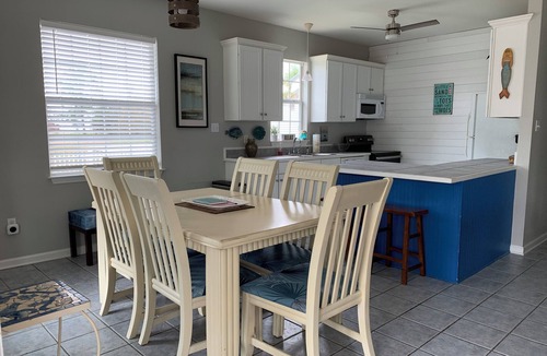 Waveland Cottage | Ground-level home steps from the beach in Waveland!