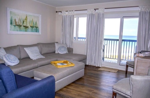 Sunnyside Condo | Gulf front 2BR directly on the beach! Listen to waves from your balcony!