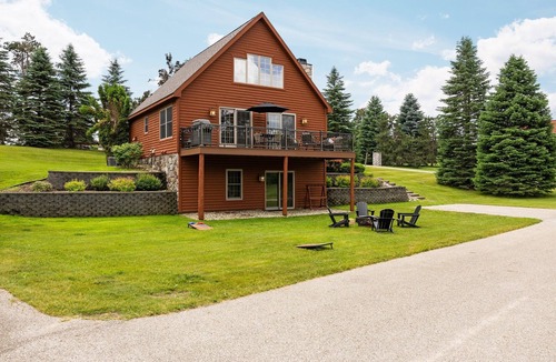 Gaylord Cabin | Hole 9 Views. Ski-In Ski-Out. Northern Michigan Getaway.