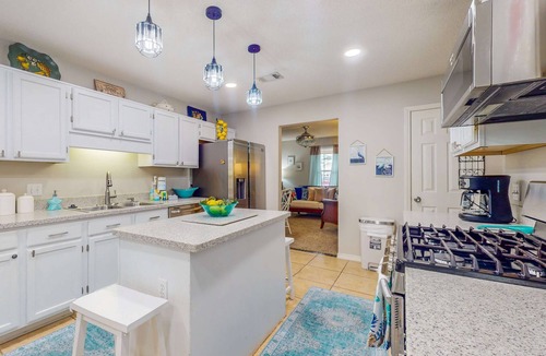 Ono Island House | Home with kitchen, patio, playground, central AC, & W/D