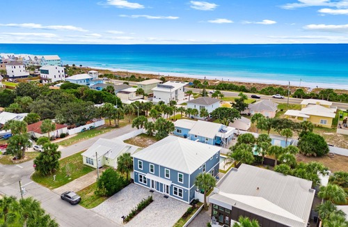 Bid-a-wee Beach House | Horizon Dreams A | One Block from Beach, Private Pool, Fenced-In Yard
