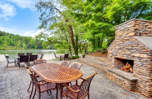Six Mile House | Hot Tub, Dock, Lakefront: Luxe Six Mile Retreat