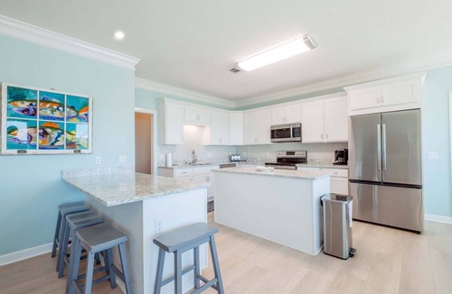 Villa Segunda House | Inviting and Charming Gulf Front Home | Spacious Kitchen | Perfect Gulf Views