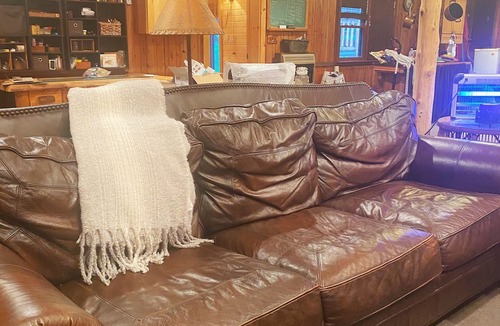 Iron River Cabin | Iron River Luxury Cabin with dock, firepit & deck