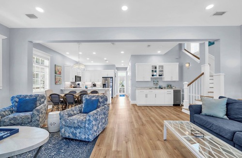 Sunnyside House | Keep Calm and Carillon: Spacious Family Beach Home Close to Beach Walkover