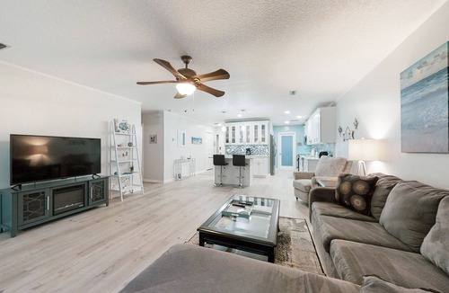 Fernandina Beach House | Lagoon Villa Home w/Private Patio, Serene Views, Great Location, & A/C - Dog OK