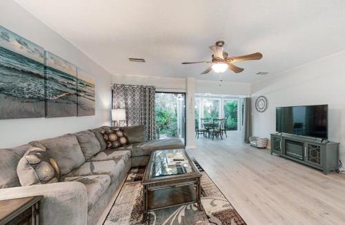 Fernandina Beach House | Lagoon Villa Home w/Private Patio, Serene Views, Great Location, & A/C - Dog OK