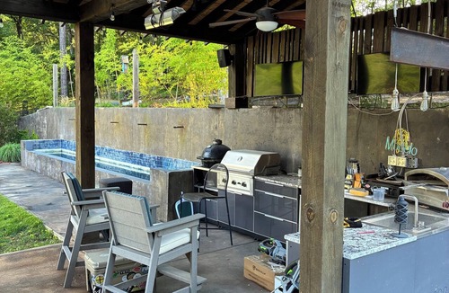 Eclectic Cottage | Lake Martin House on the water, 2 bedroom 2 bath NEW! Boat slip! Sandy beach