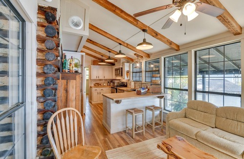 Smith Mountain Estates Cabin | Lake Martin Retreat w/Beach, Boat Dock + Fire Pit