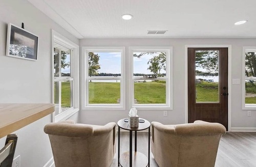 Gaylord House | Lakefront Cabin, Sleeps 14, Golf, Hiking, Fishing, Fire Pit, Fall Colors