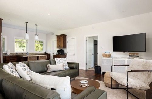 Lake Leelanau House | Lakefront Cottage on Lake Leelanau | Dock, Fire Pit, Near M-22 & Dunes