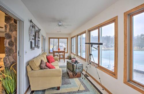 Newaygo House | Lakefront Newaygo Home - Private Dock, Kayaks