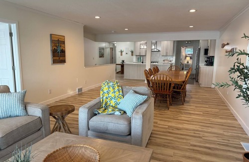 Wolf Lake House | Lakefront Oasis: kayaks, game garage, fire pit, 2 kitchens, sleeps 16