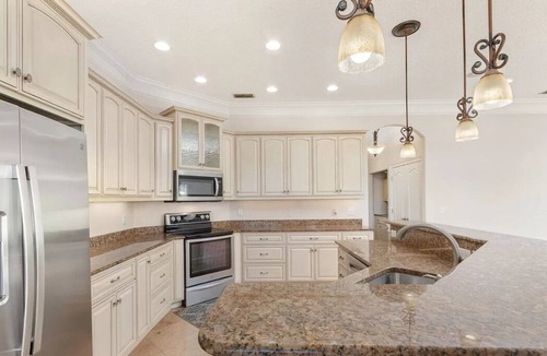 Interlachen House | Lakeside Retreat~ Large home with pool, dock, game room and balcony on lakefront