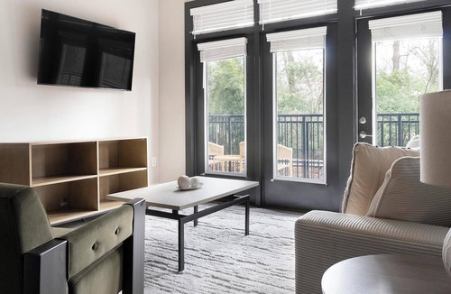North Decatur Apartment | Landing | Modern 2BD, Gym, Courtyard