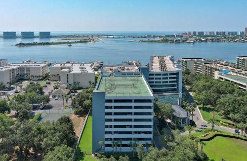 Orange Beach Apartment | Lighthouse on the Bay 2408-NEW - Amazing Bay Views-Lazy River-Indoor Heated Pool